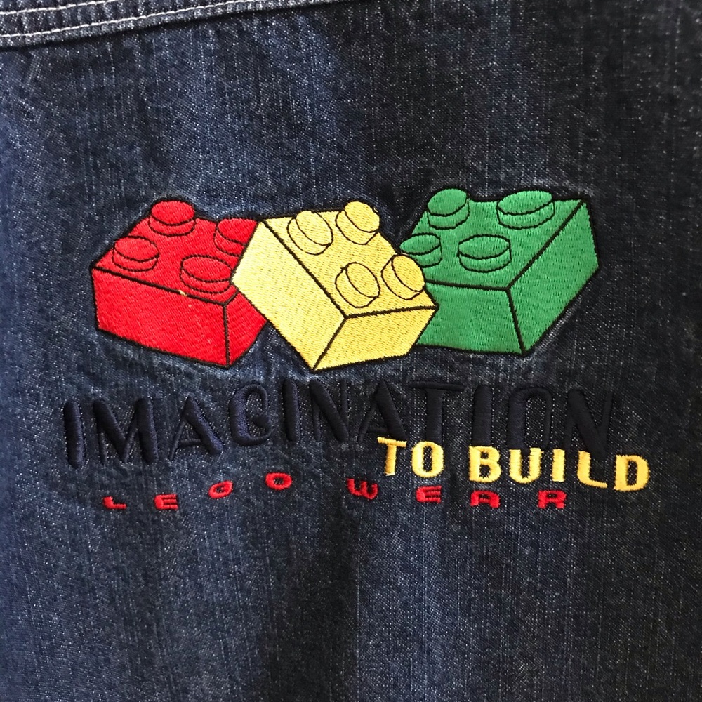 Imagination to Build LEGO Wear denim jacket size 7 - Picture 3 of 4